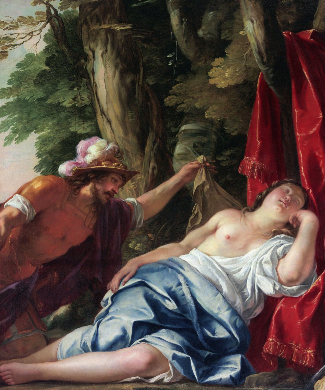 Marte e la vergine vestale da Jacques Blanchard