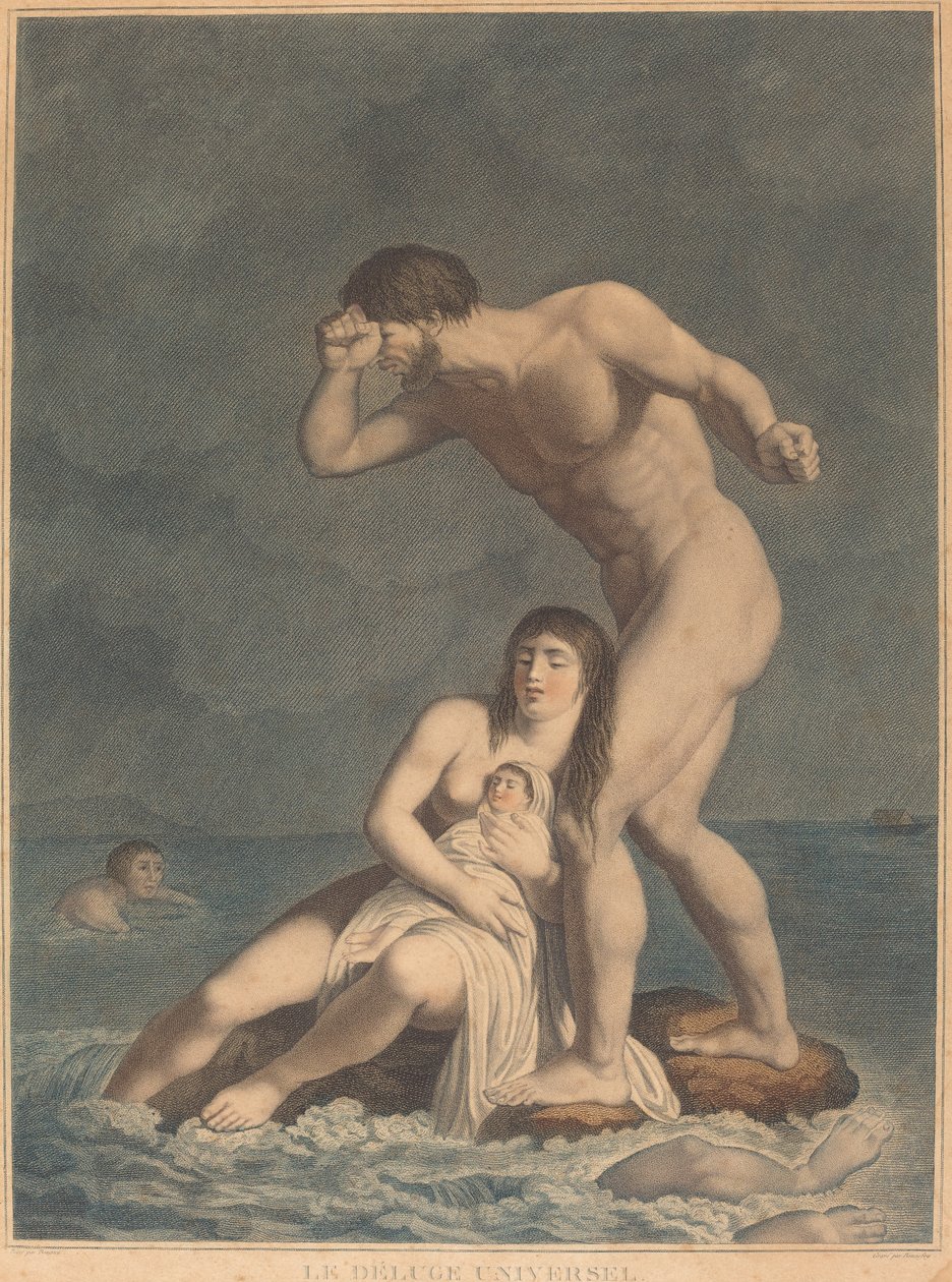Il diluvio universale da Jacques Bonnefoy after Michel Honoré Bounieu