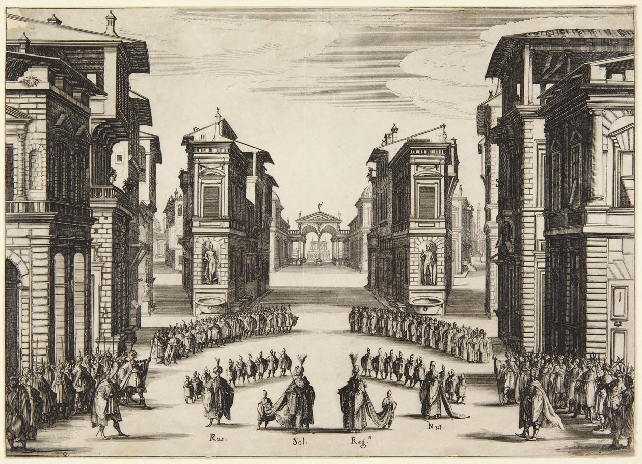 Atto 2, dalla serie Soliman da Jacques Callot