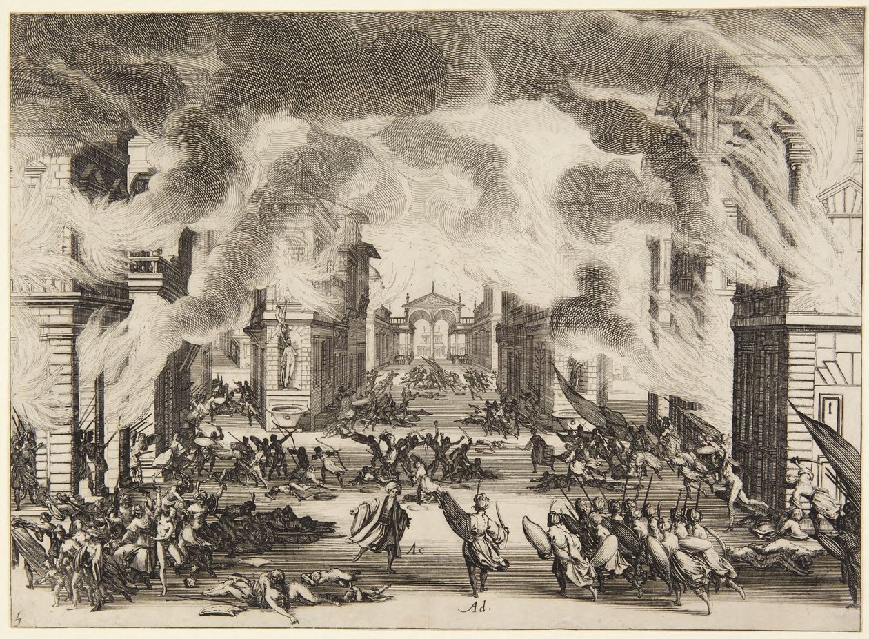 Atto 5, dalla serie Soliman da Jacques Callot