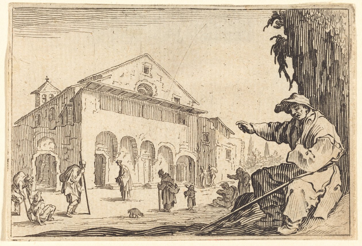 Ospizio per poveri da Jacques Callot