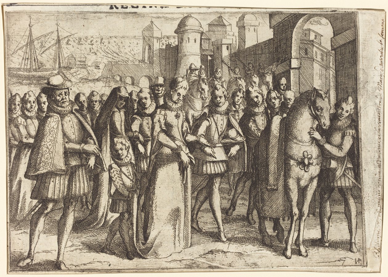 Arrivo a Valencia [recto] da Jacques Callot