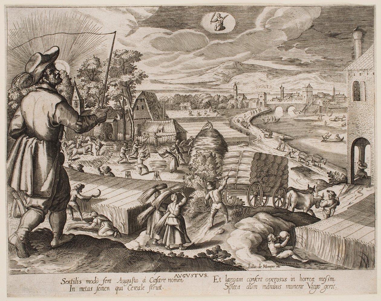 Agosto, dalla serie “I mesi” da Jacques Callot
