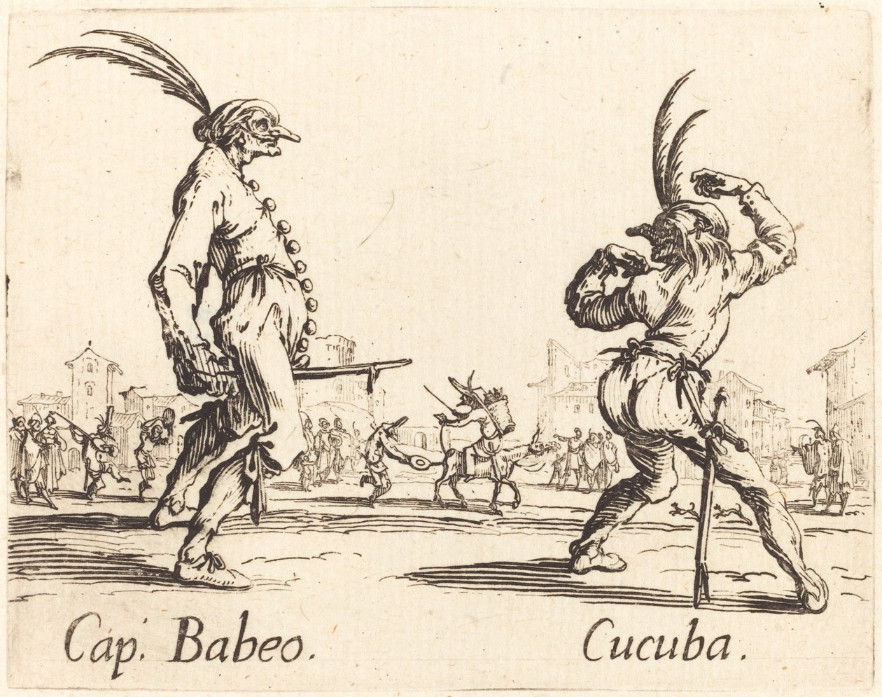 Cap. Babeo e Cucuba da Jacques Callot