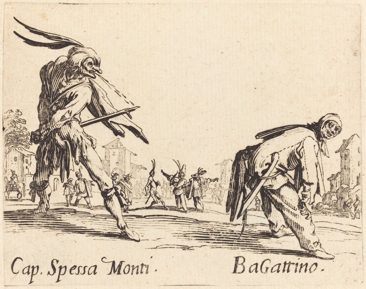 Cap. Spessa Monti e Bagattino da Jacques Callot