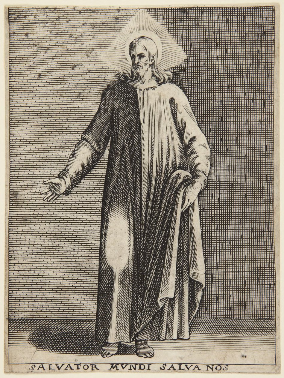 Cristo come Salvatore del mondo da Jacques Callot