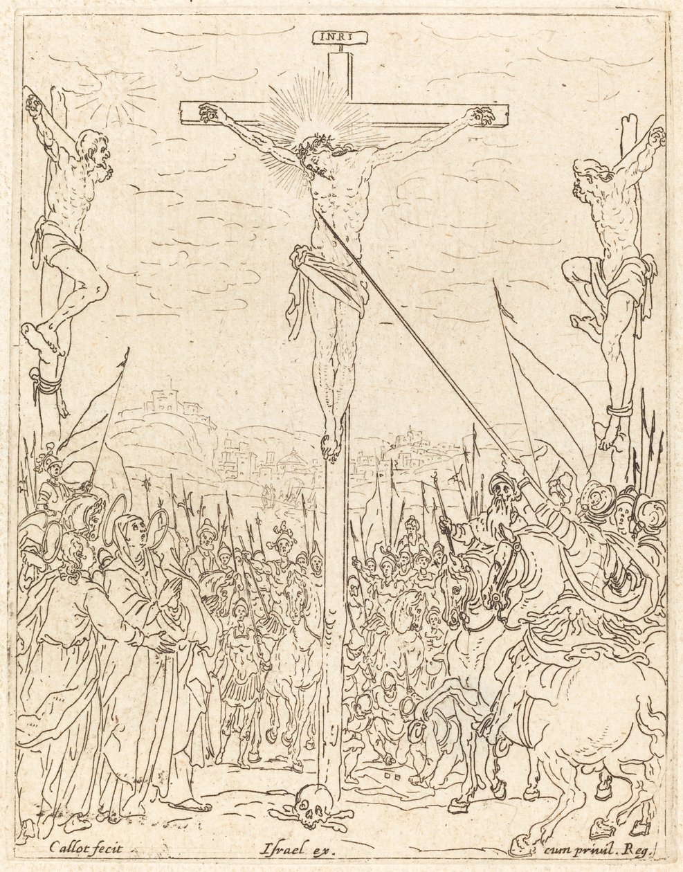 Cristo sulla croce da Jacques Callot