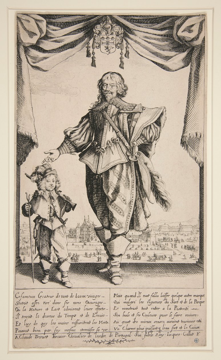 Claude Deruet (Ritratto di Deruet) da Jacques Callot