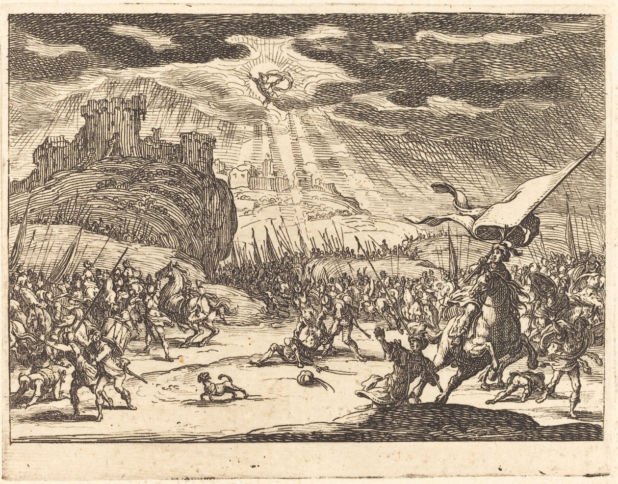 Conversione di Paolo, 1635 da Jacques Callot