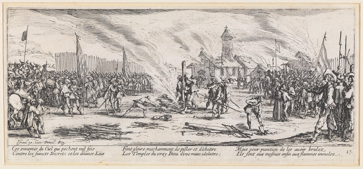 Il rogo da Jacques Callot