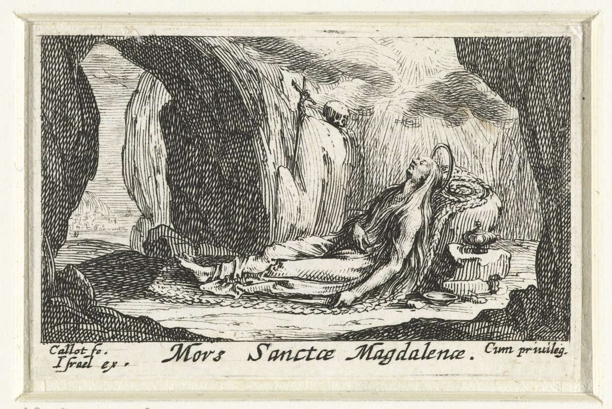La morte di Maria Maddalena da Jacques Callot
