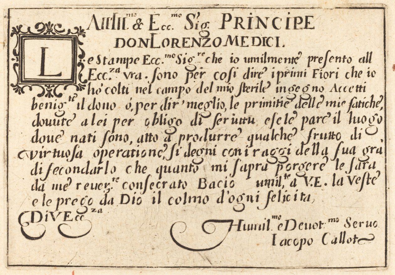 Dedica a Don Lorenzo de