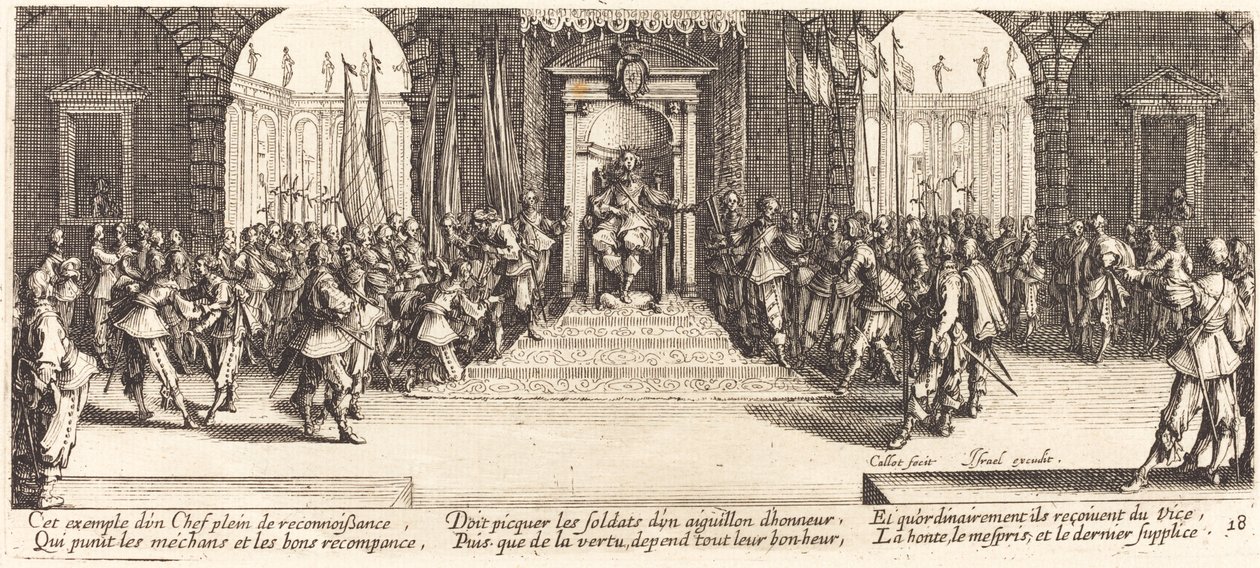 Distribuzione delle ricompense da Jacques Callot