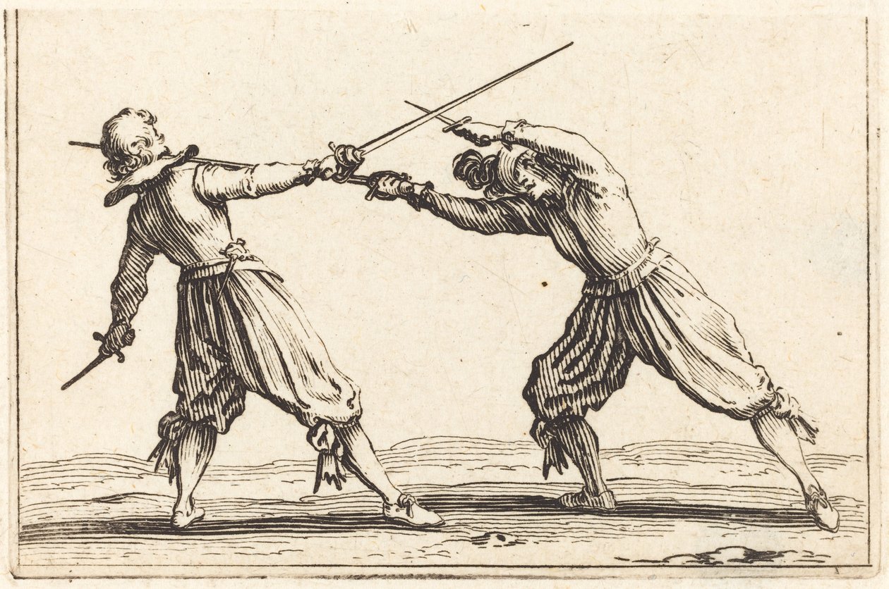 Duello con Spade e Pugnali da Jacques Callot