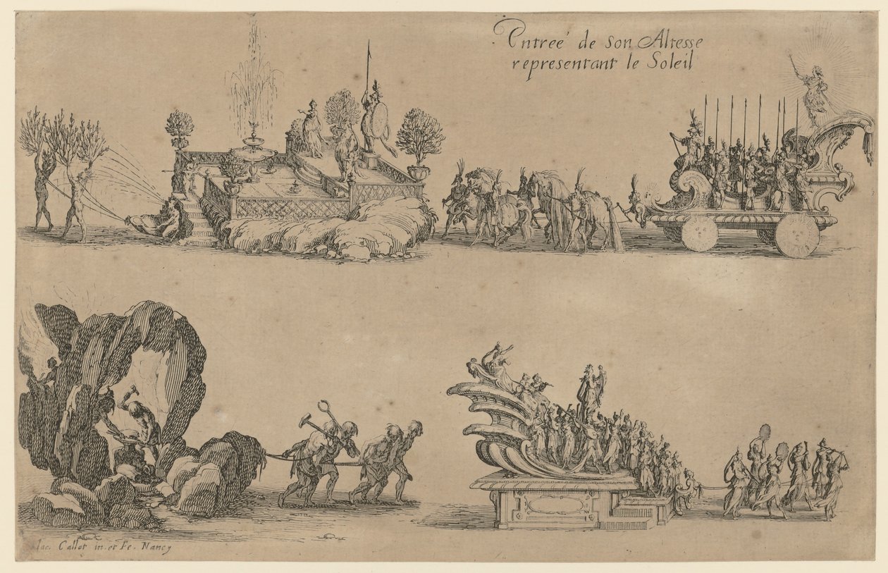 Ingresso del duca Carlo IV da Jacques Callot