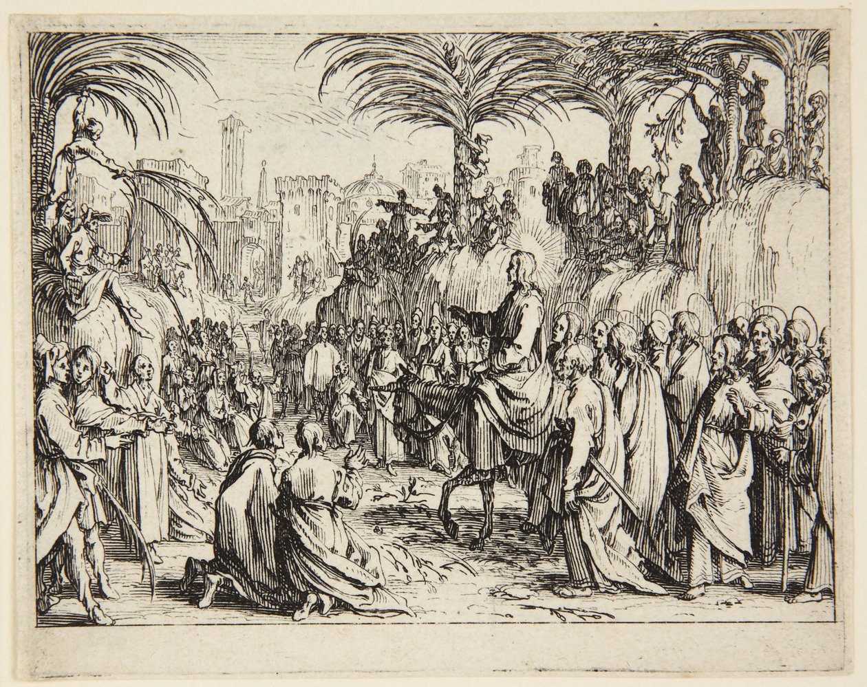 Entrata a Gerusalemme da Jacques Callot