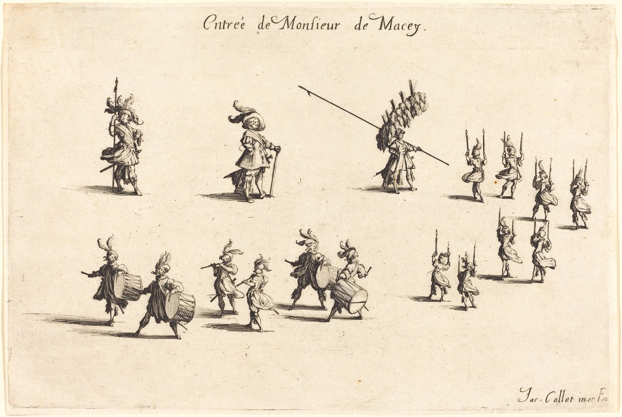 Ingresso di M. de Macey da Jacques Callot