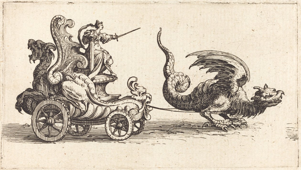 Ingresso di Monseigneur Henry de Lorraine, Marchese de Moy, sotto il Nome di Pirandre da Jacques Callot