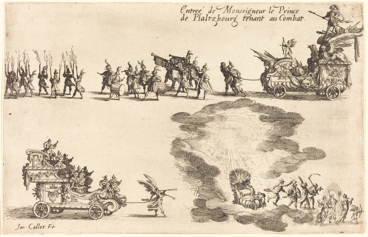 Ingresso del Principe di Pfaltzbourg da Jacques Callot