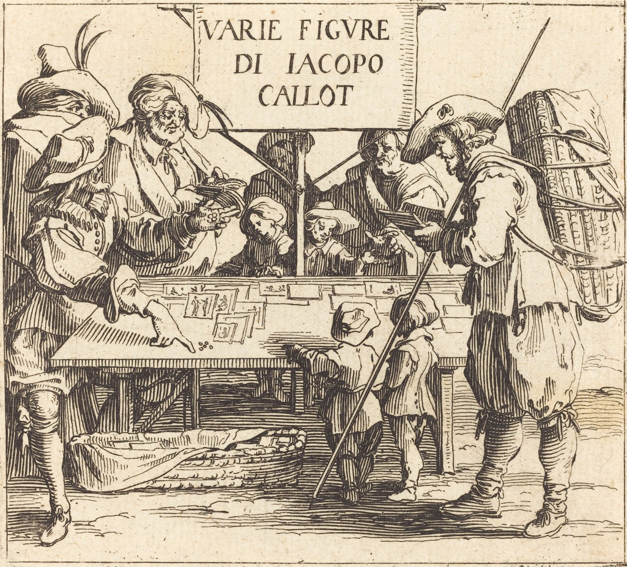 Frontespizio per Varie Figure, c. 1621 da Jacques Callot