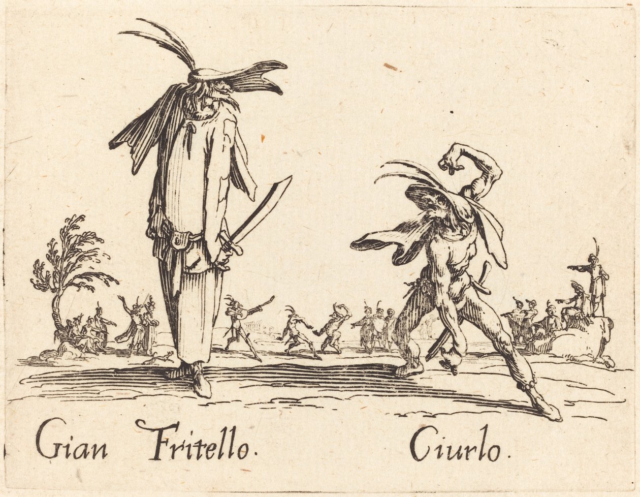 Gian Fritello e Ciurlo da Jacques Callot