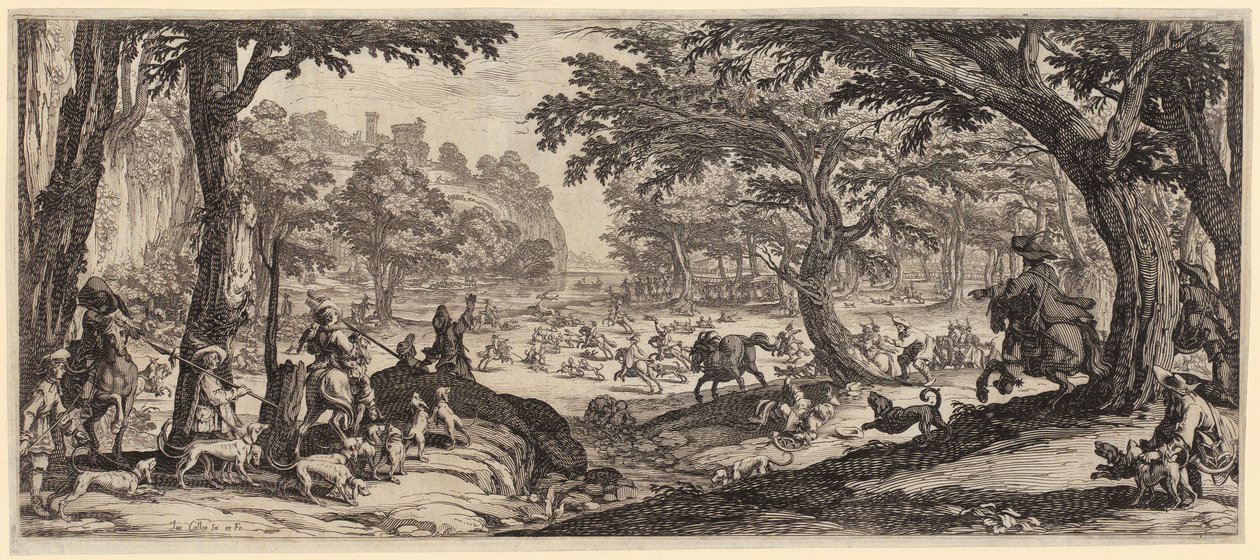 Grande caccia da Jacques Callot