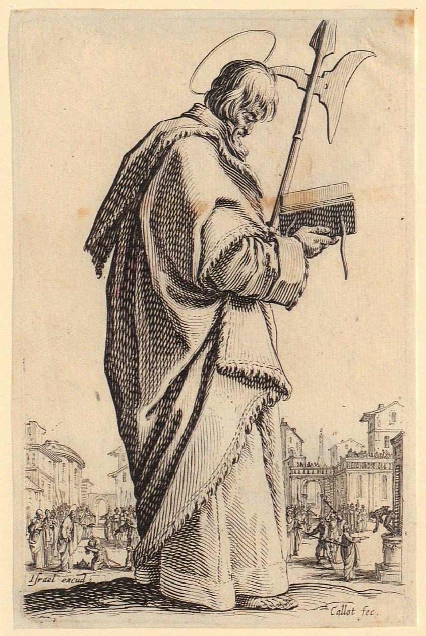 San Filippo, tavola 11 della serie «Gesù, i dodici apostoli e Maria» da Jacques Callot