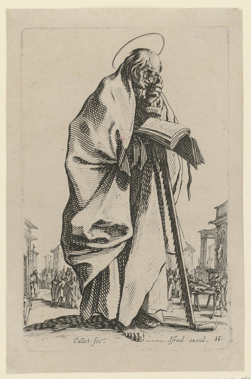 San Simone, foglio 14 della serie "Gesù, i dodici apostoli e Maria" da Jacques Callot