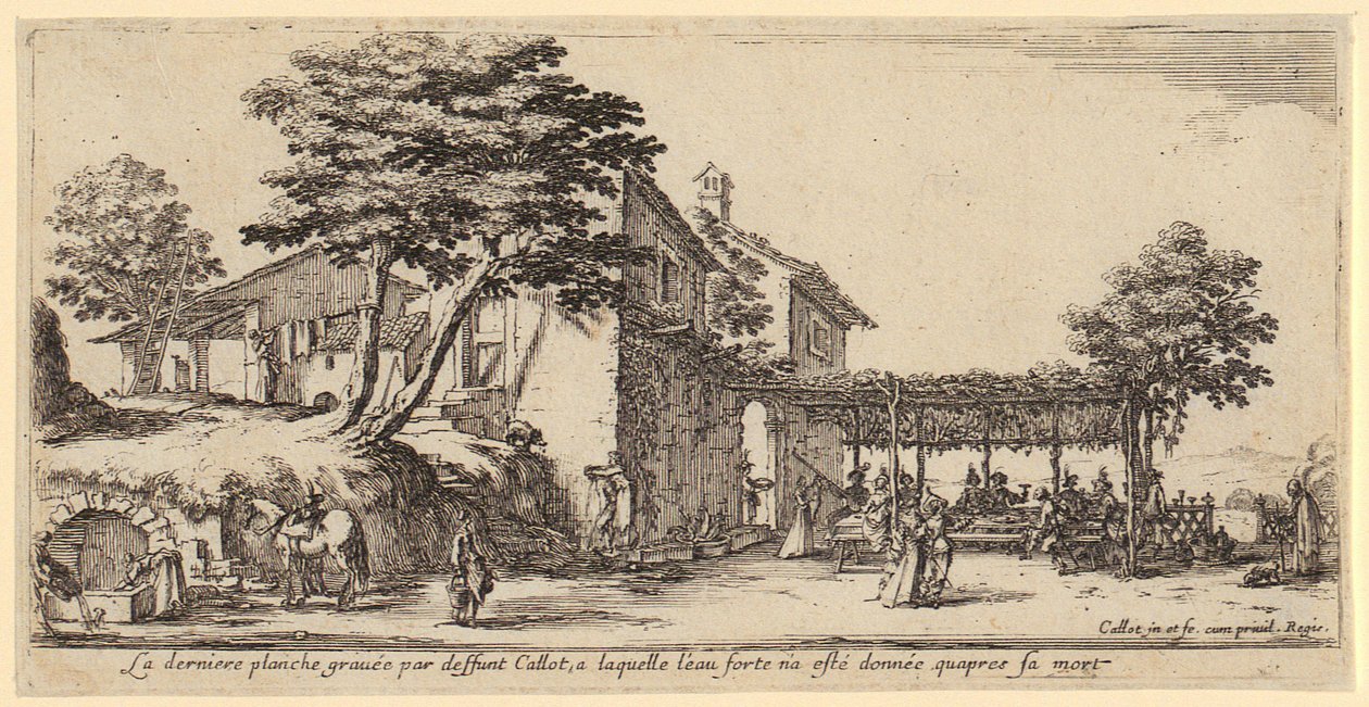 San Taddeo o San Giuda, foglio 16 della serie "Gesù, i dodici apostoli e Maria" da Jacques Callot