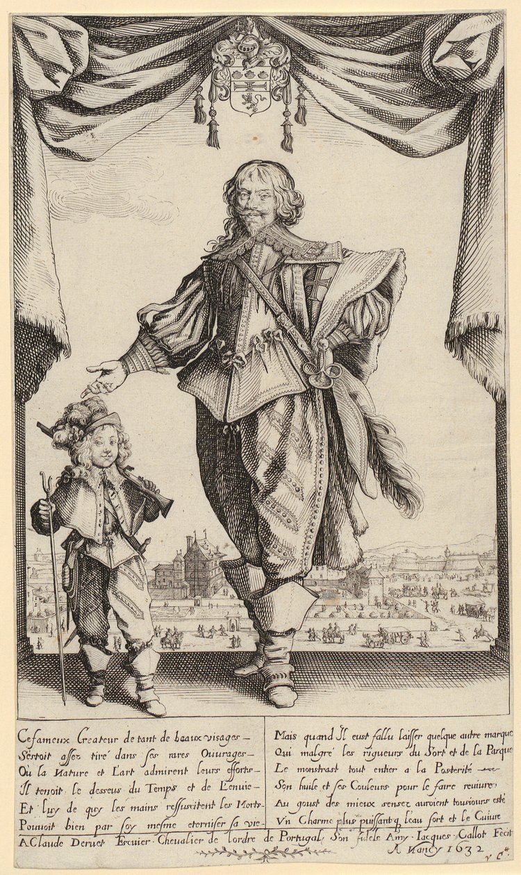 La Visita, pagina 8 della serie "Il segreto della Passione" da Jacques Callot