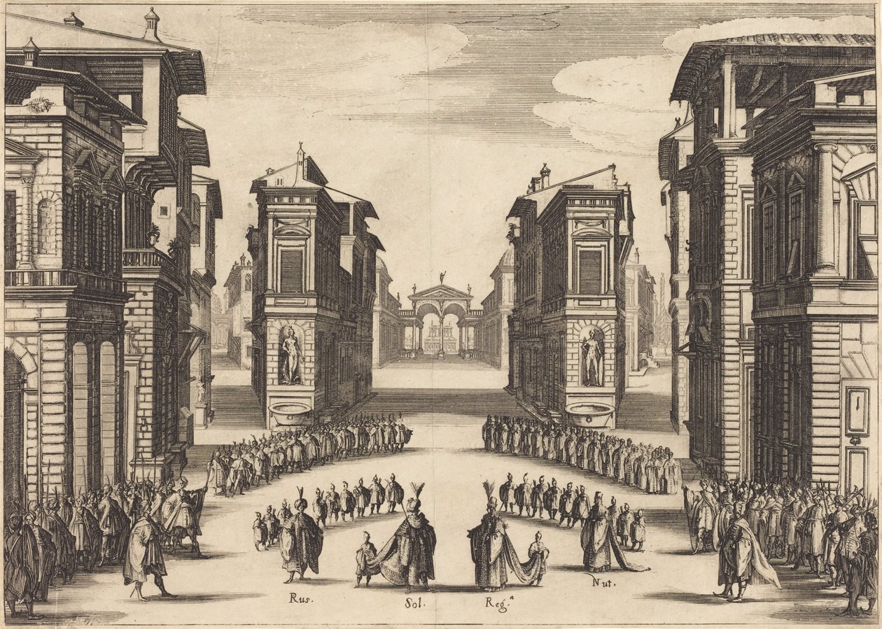 Il Solimano, atto II da Jacques Callot
