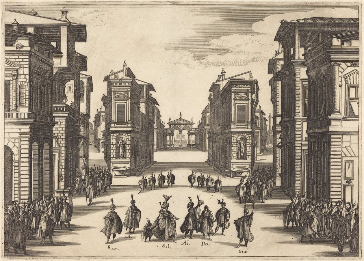 Il Solimano, Atto IV da Jacques Callot