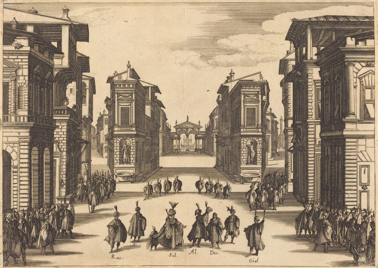 Il Solimano, atto IV da Jacques Callot