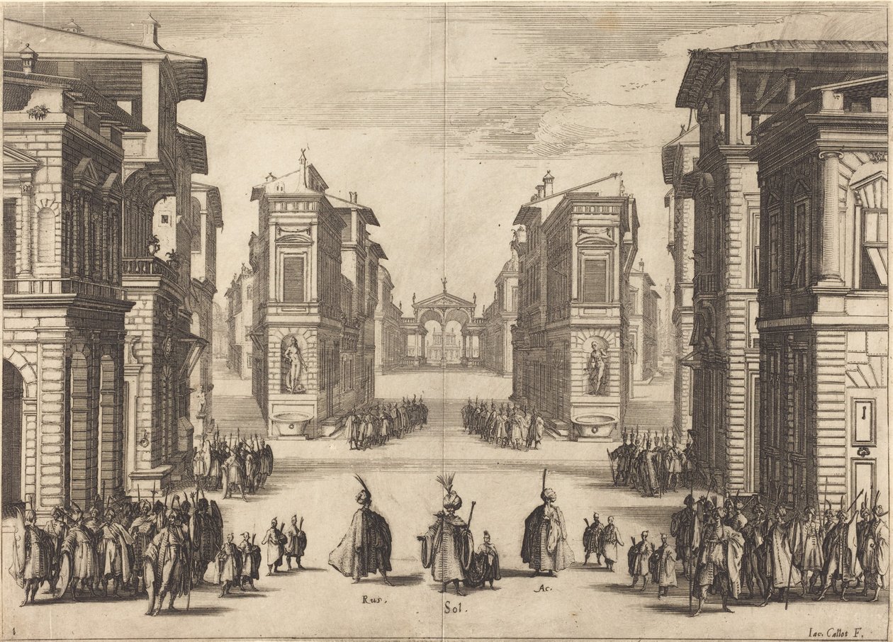 Il Solimano, Atto I da Jacques Callot