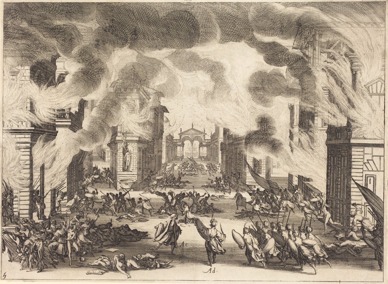 Il Solimano, Act V da Jacques Callot