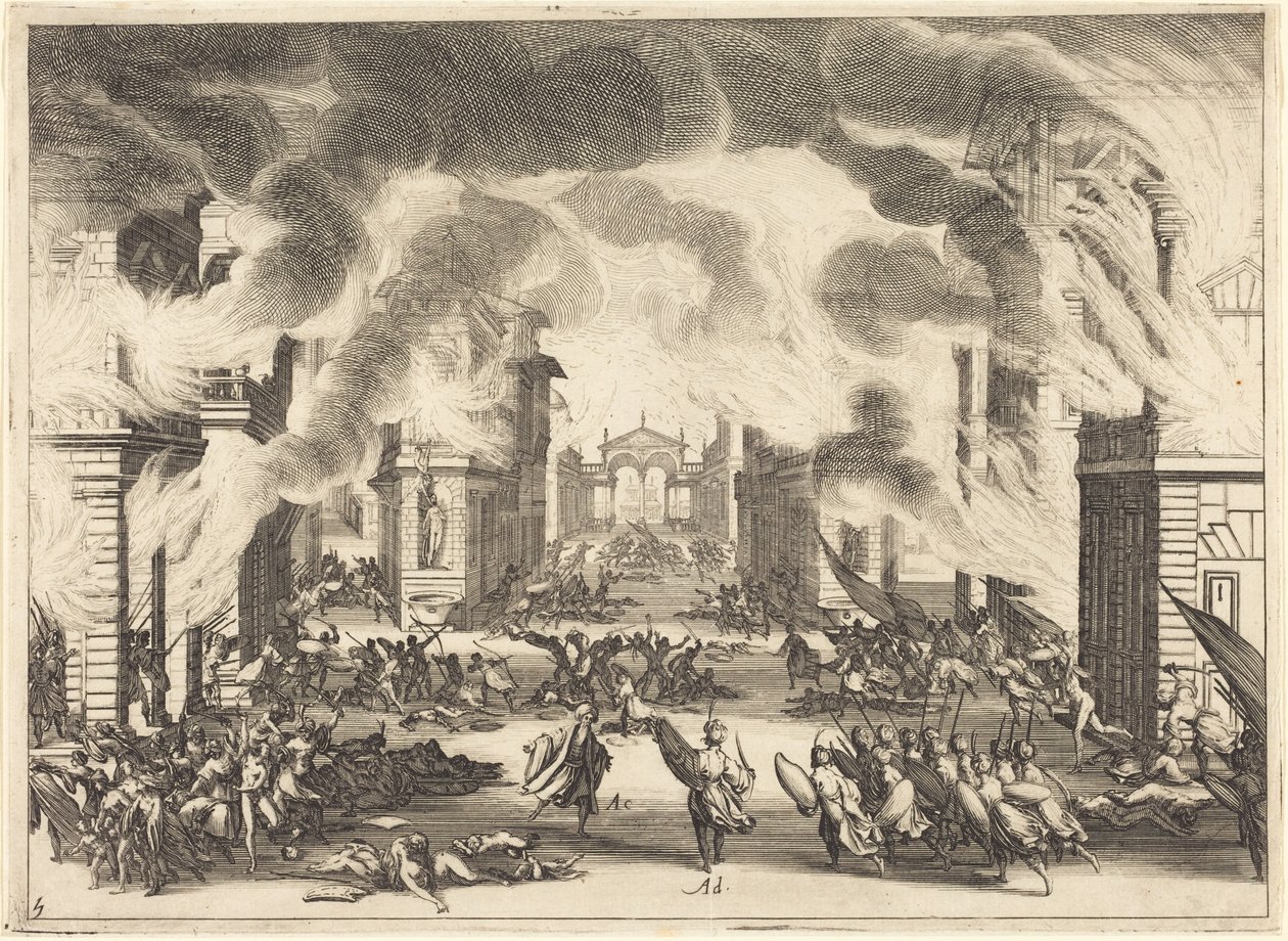 Il Solimano, atto V da Jacques Callot
