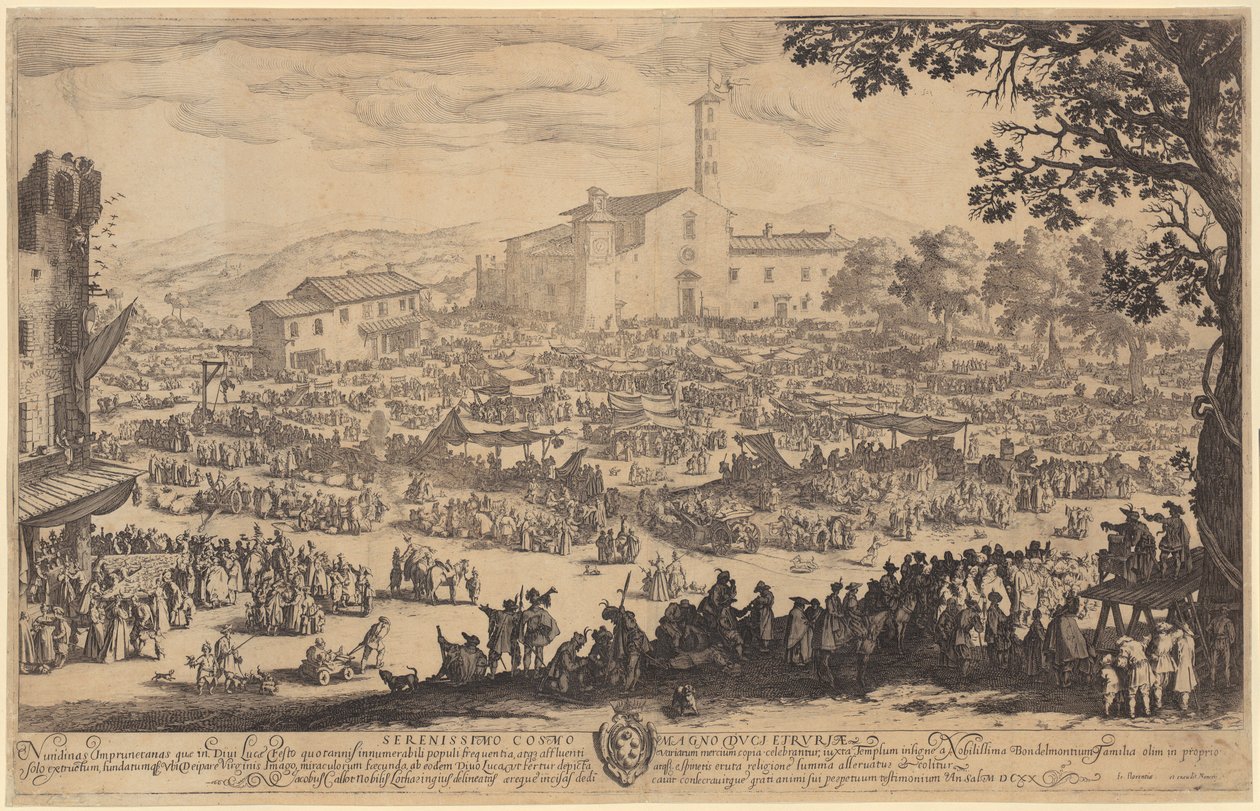 Fiera di Impruneta da Jacques Callot