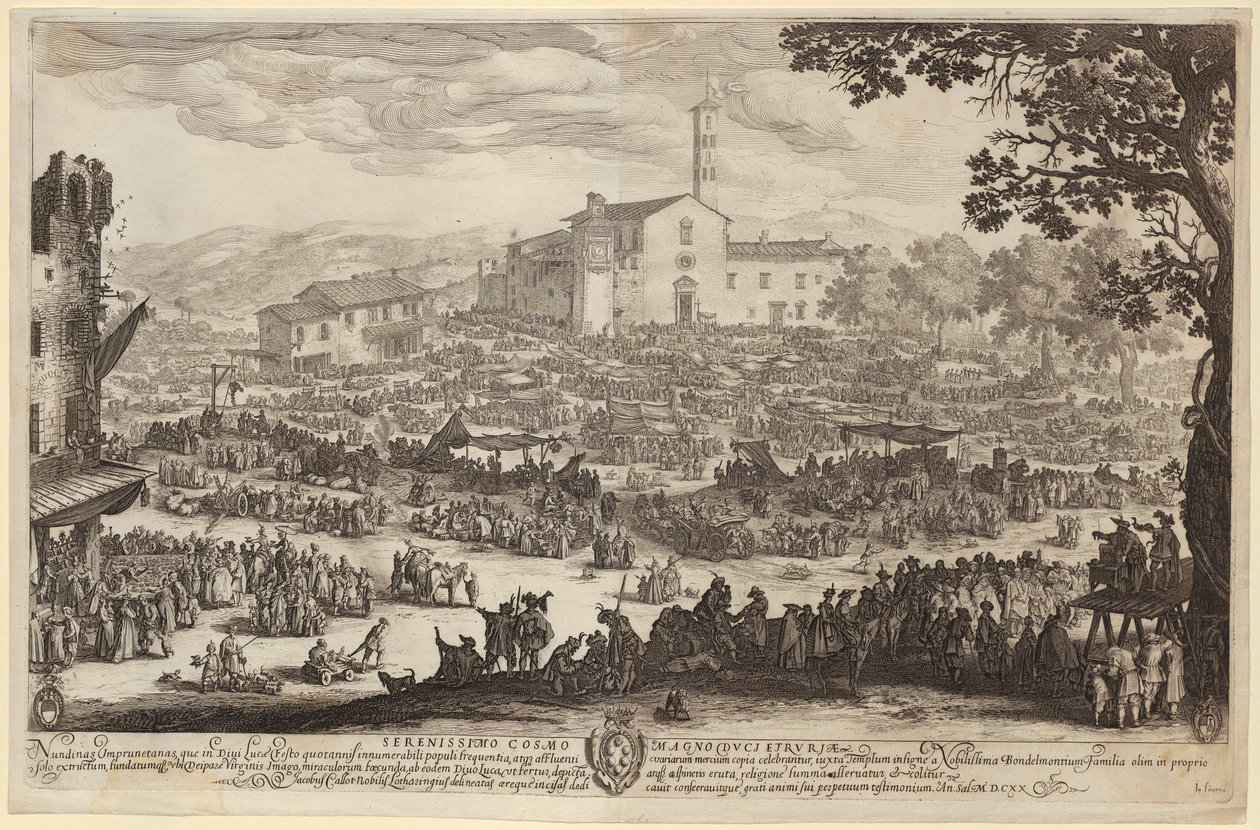 Fiera di Impruneta [versione fiorentina] da Jacques Callot