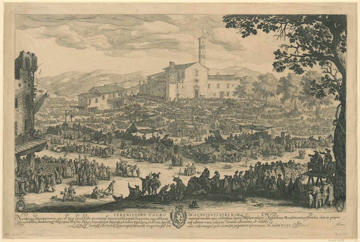 Fiera di Impruneta [versione fiorentina] da Jacques Callot