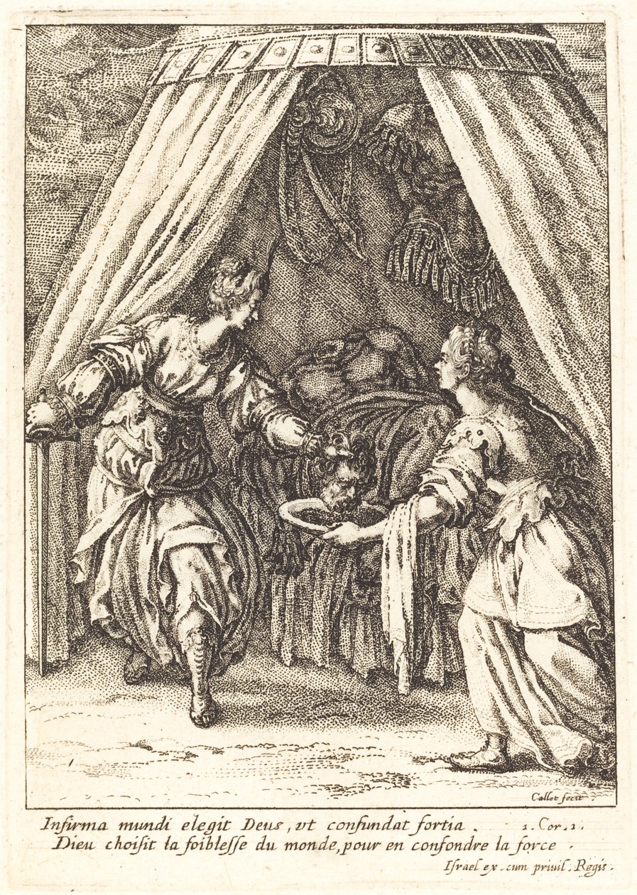 Giuditta con la Testa di Oloferne da Jacques Callot
