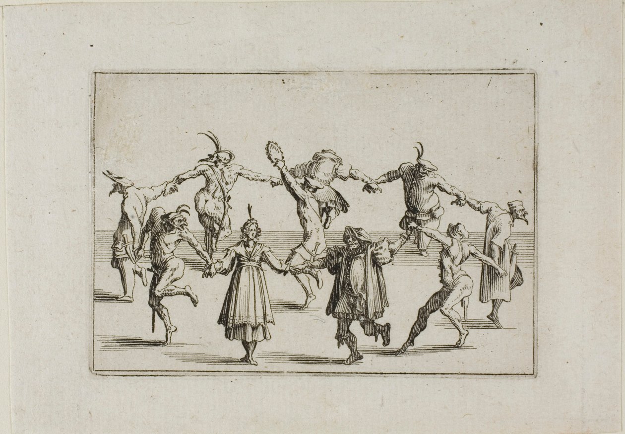 La Ronde (La danza rotonda), da I Capricci da Jacques Callot