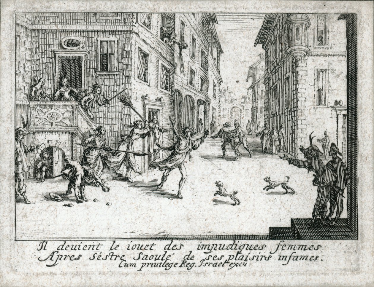 La vita del figliol prodigo ... (incisione) da Jacques Callot