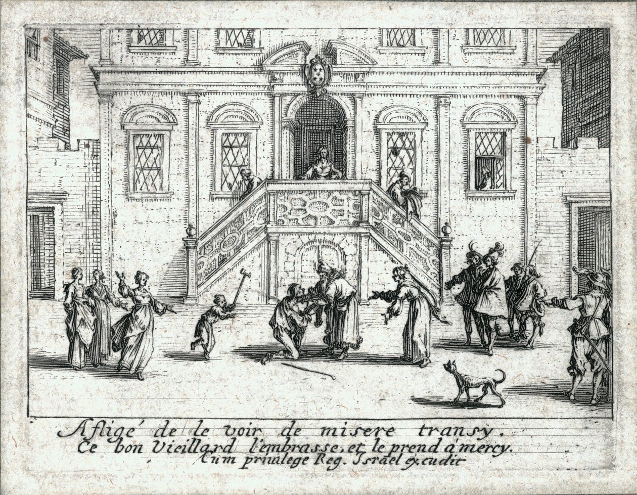 La vita del figliol prodigo ... (incisione) da Jacques Callot