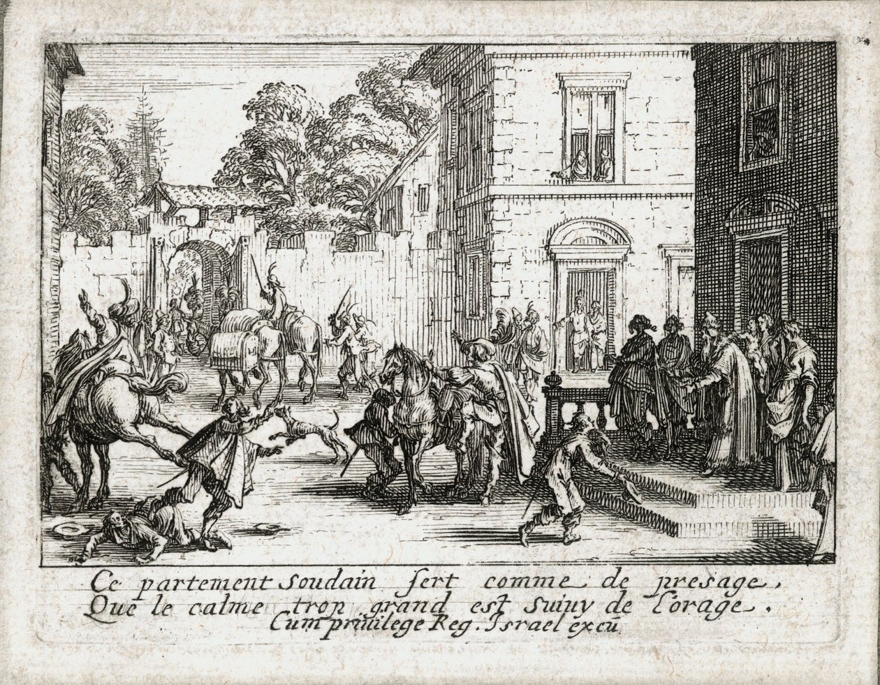 La vita del figliol prodigo ... (incisione) da Jacques Callot
