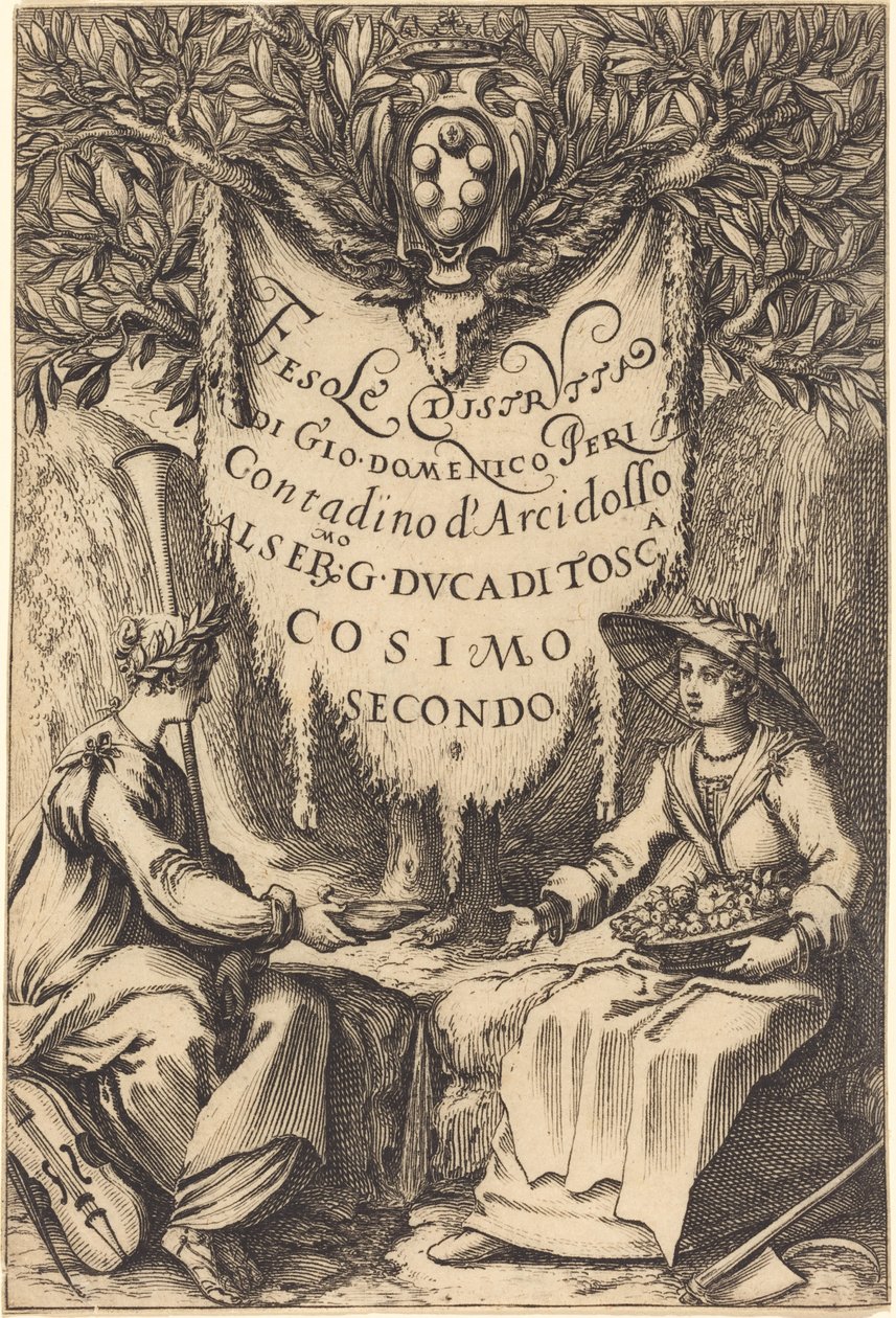La bella giardiniera, 1619 da Jacques Callot