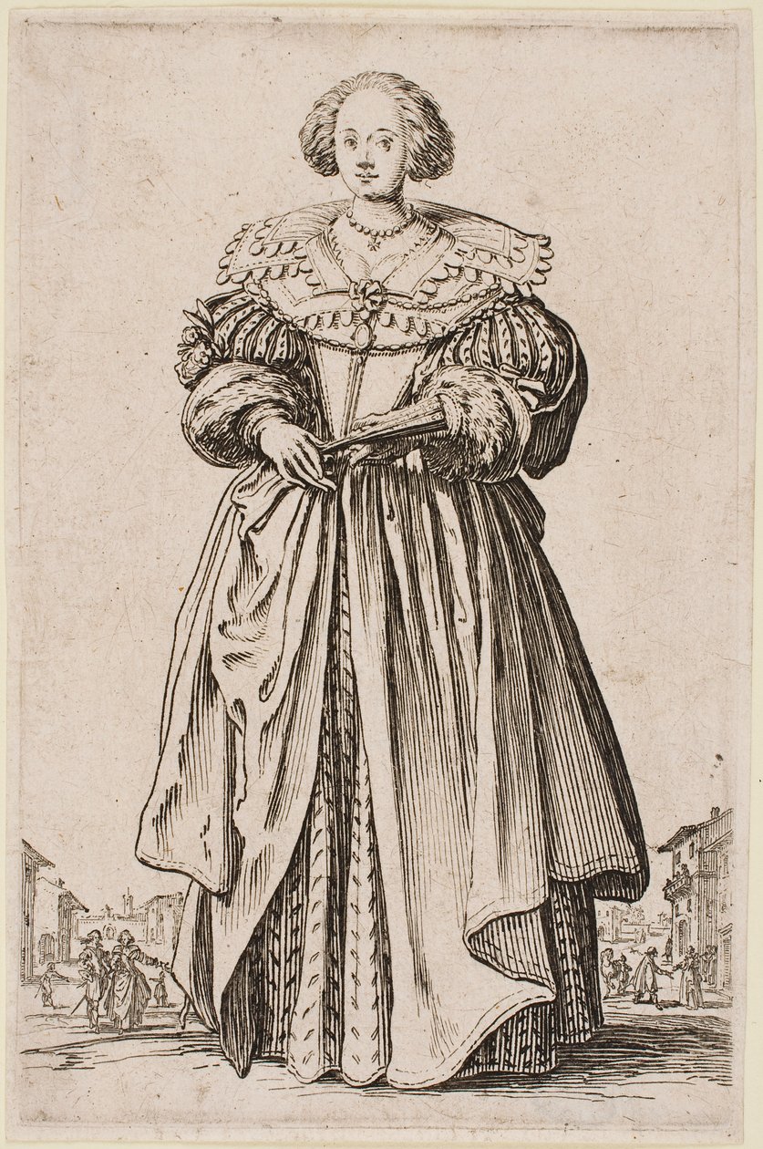 Signora con ventaglio, dalla serie 