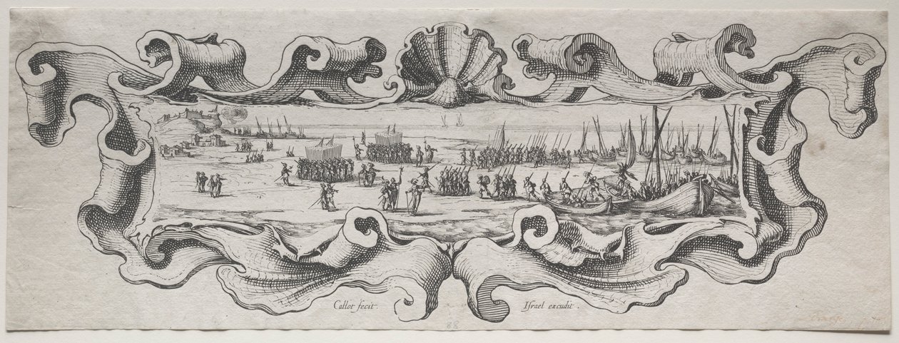 Lo Sbarco delle Truppe da Jacques Callot