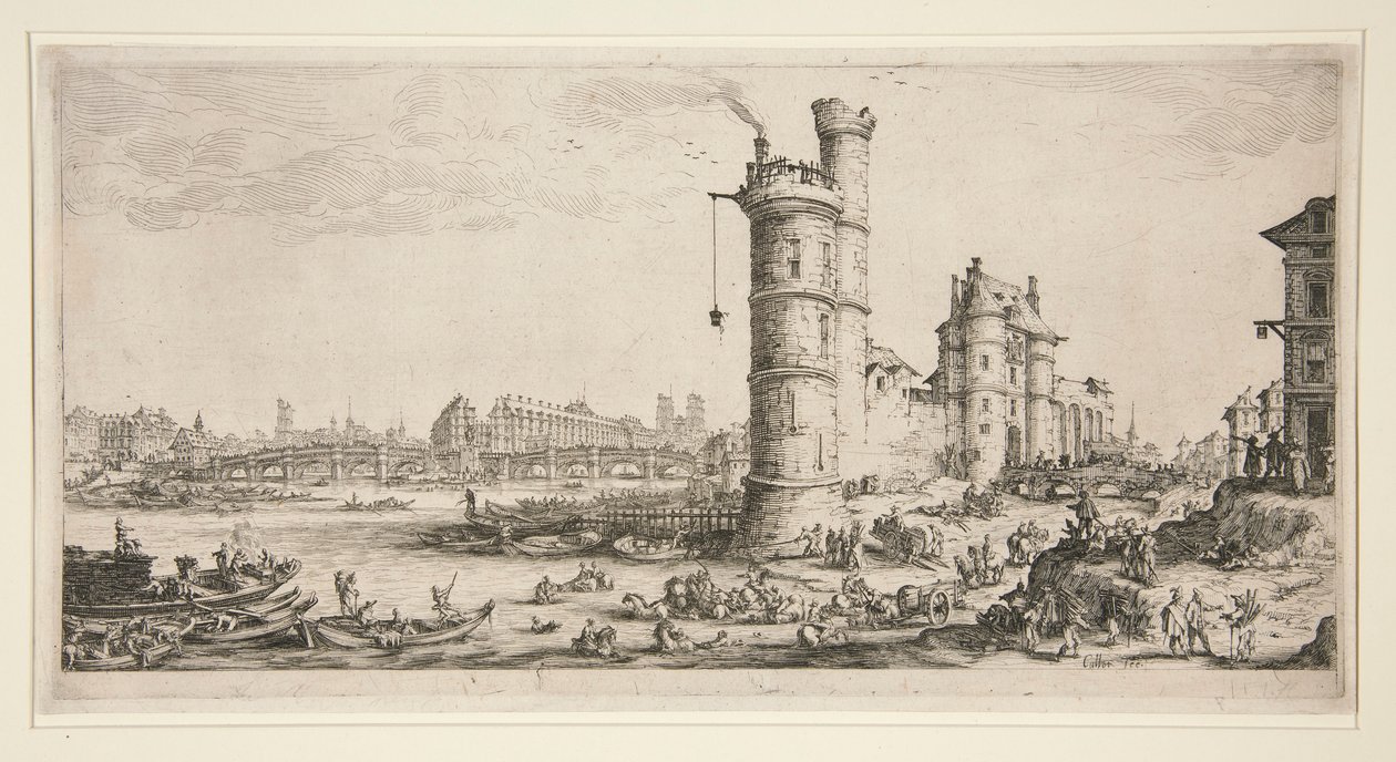 Le Pont Neuf da Jacques Callot