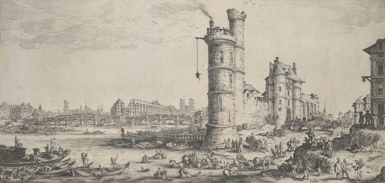 Il Pont Neuf da Jacques Callot