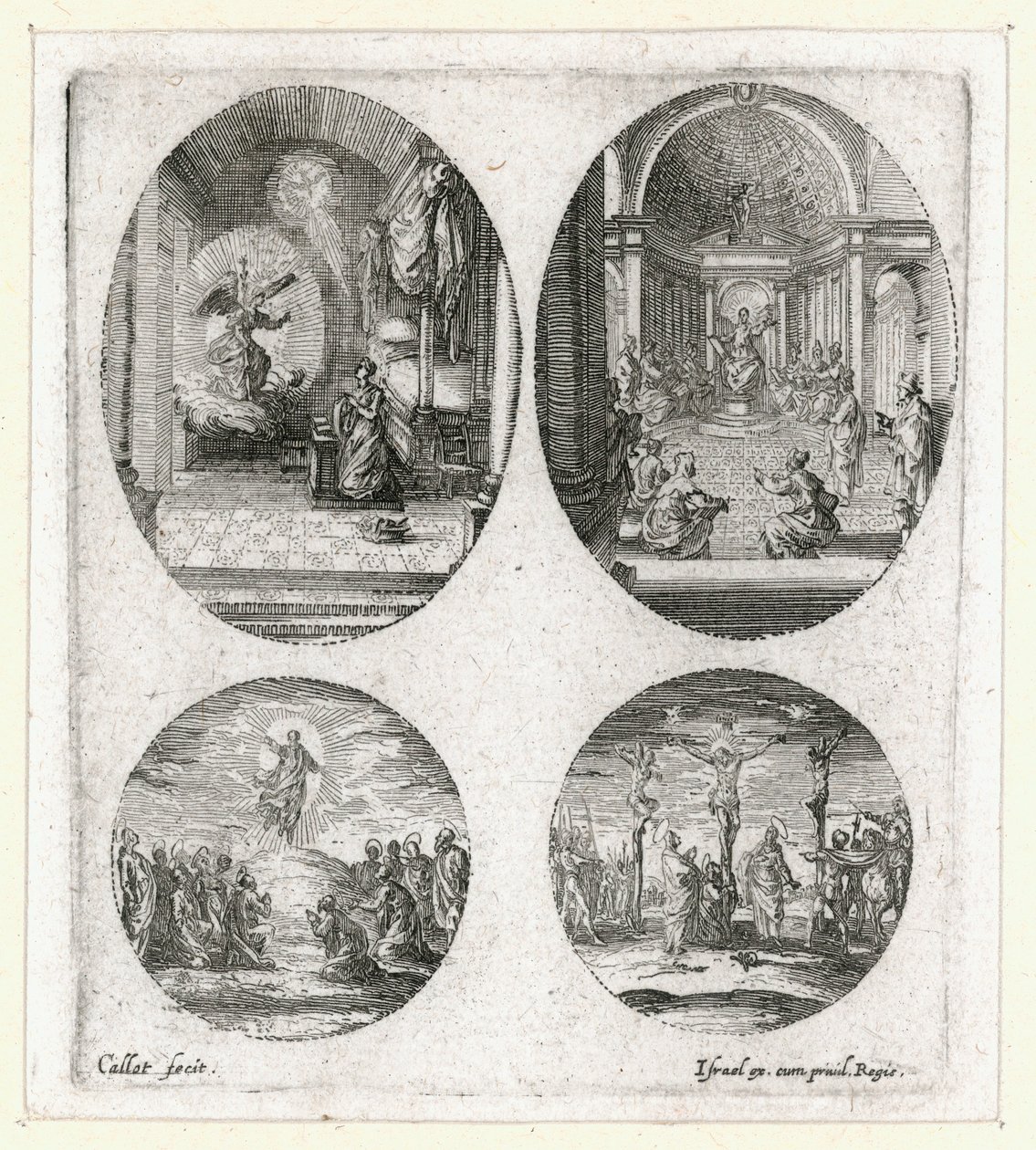 I miracoli della Passione ... (incisione) da Jacques Callot